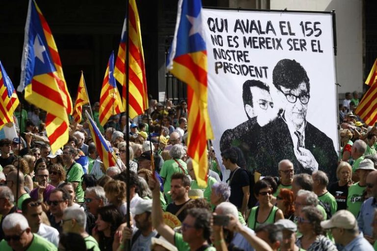 Cataluña se alza de nuevo: manifestaciones descentralizadas de la ANC con el grito 'Volvemos a las calles'