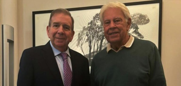 Felipe González se reúne con Edmundo González para 