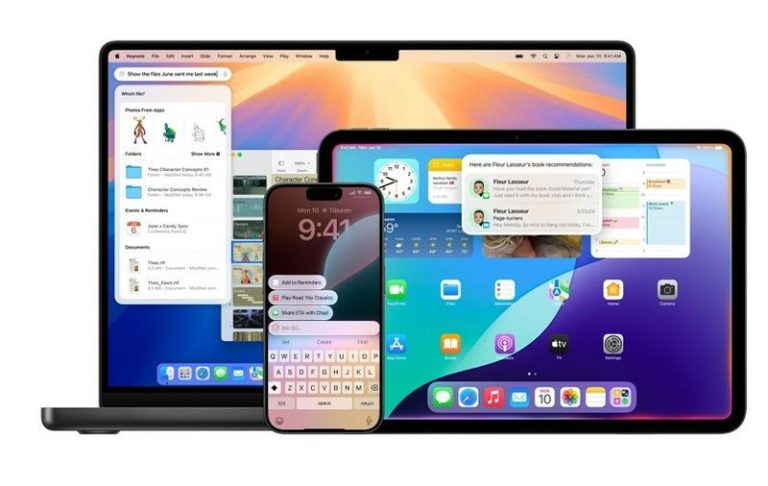 Las funciones de Apple Intelligence se desplegarán de forma escalonada hasta la versión de sistema operativo iOS 18.4