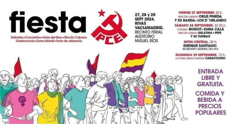 La fiesta anual del PCE congregará a Sumar y Podemos en un debate sobre las alianzas en la izquierda alternativa