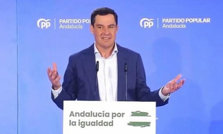 Moreno advierte de que Andalucía responderá firmemente a quienes la menosprecien desde Madrid