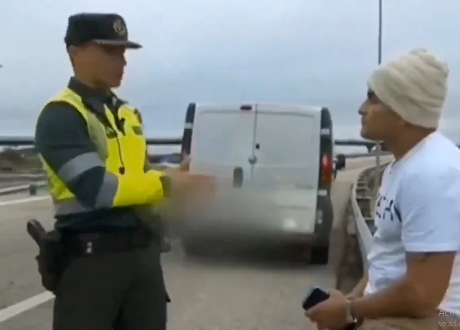 Colombiano viral por multa de tránsito Colombiano viral por multa de tránsito