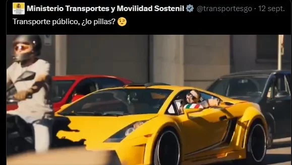 Carga contra el polémico anuncio del Ministerio de Transportes con un caso real de Google Maps: 