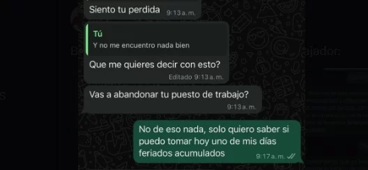 Parece mentira lo que le respondió un jefe a su empleado cuando le comunicó la muerte de su abuela