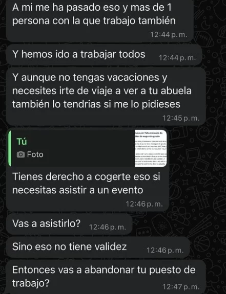 Parece mentira lo que le respondió un jefe a su empleado cuando le comunicó la muerte de su abuela 3 Dialogo insolito entre un jefe y su empleado2