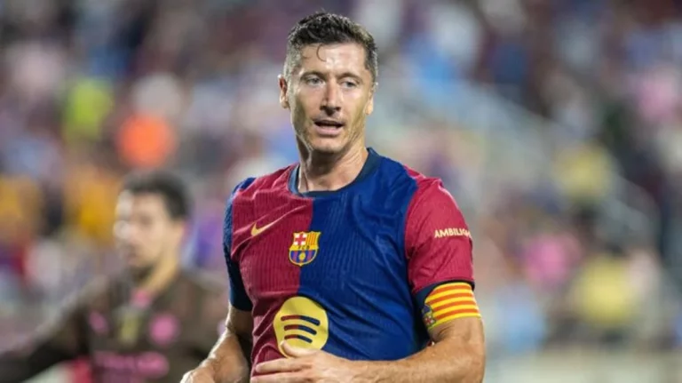 El relevo natural de Lewandowski en el FC Barcelona comienza a explotar en Europa