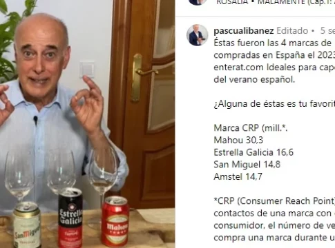 Estrella Galicia y otras cervezas muy vendidas Estrella Galicia y otras cervezas muy vendidas