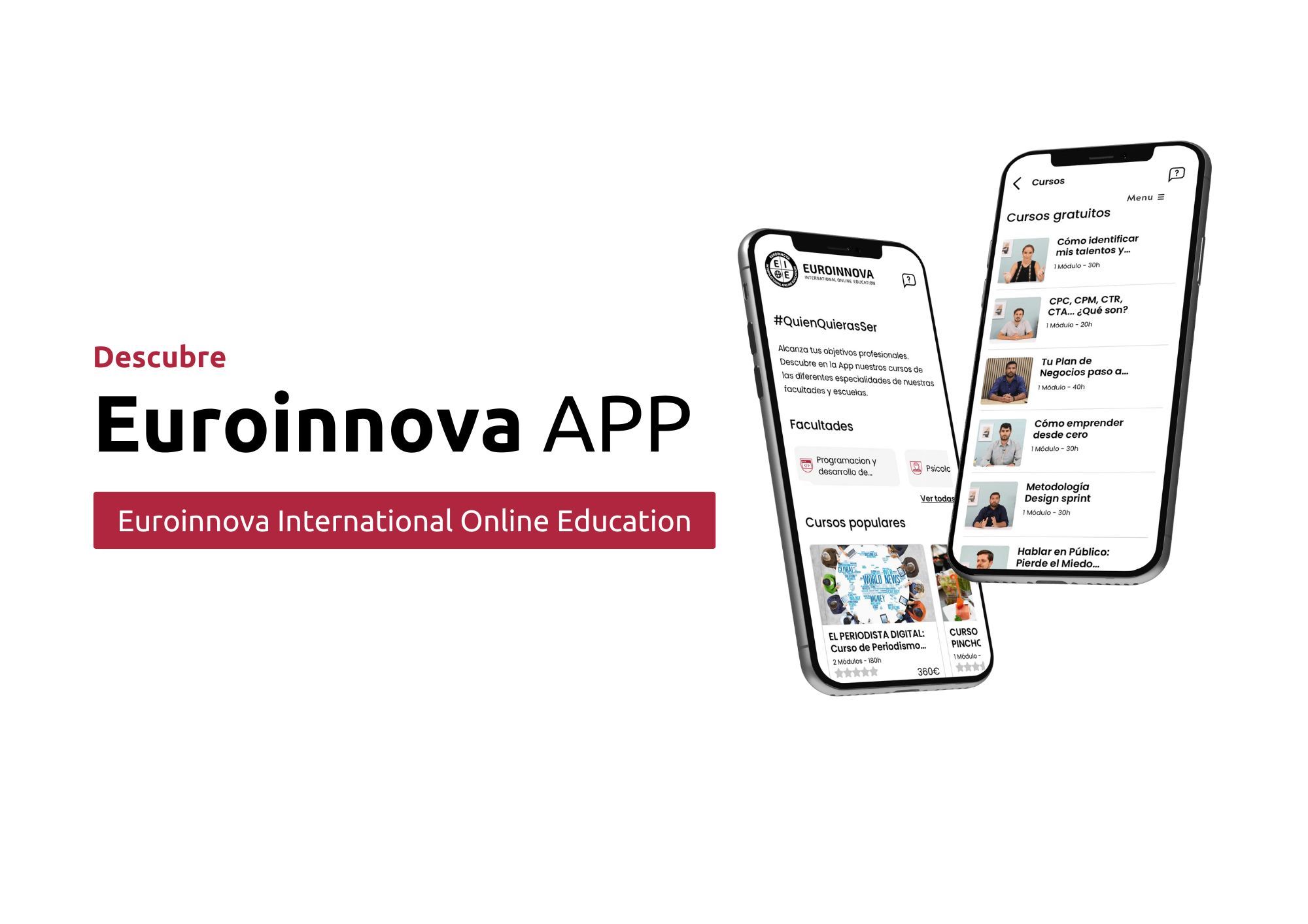 Euroinnova lanza su nueva App para continuar facilitando la formación online de calidad 1 Euroinnova APP