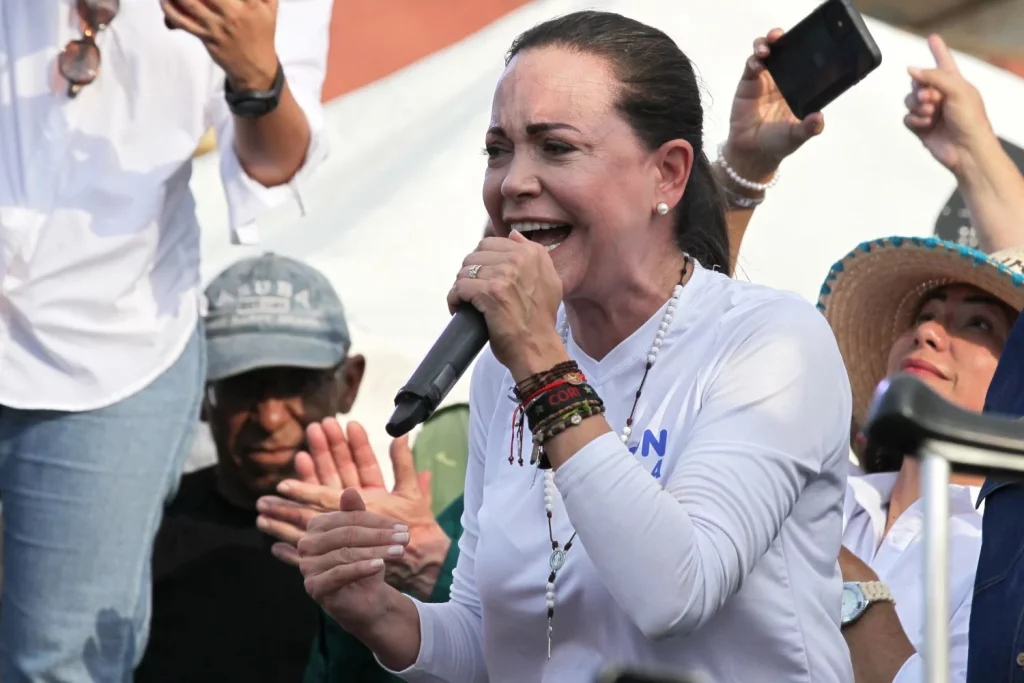 El periodismo en Venezuela usa la Inteligencia Artificial para escapar de la censura 1 EuropaPress 6154084 august 11 2023 marcaibo venezuela maria corina machado the flagship of the 3