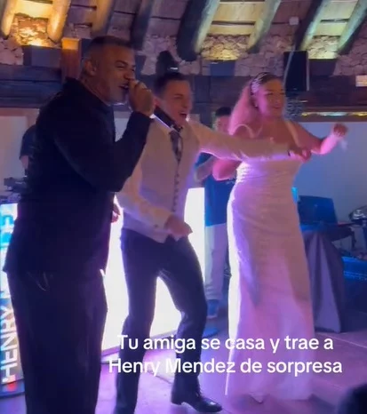 Henry Mendez en una boda 3
