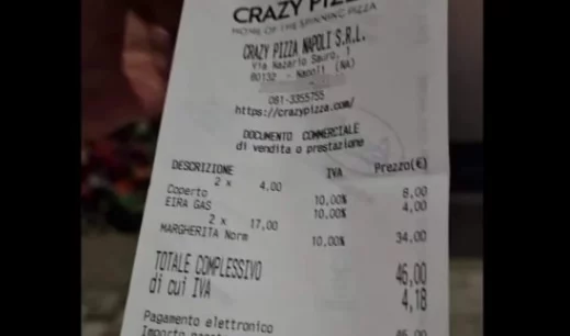 Va a la pizzería de Flavio Briatore y la cuenta que le traen es increíble 2 Pizzería cobra 46 euros en Italia
