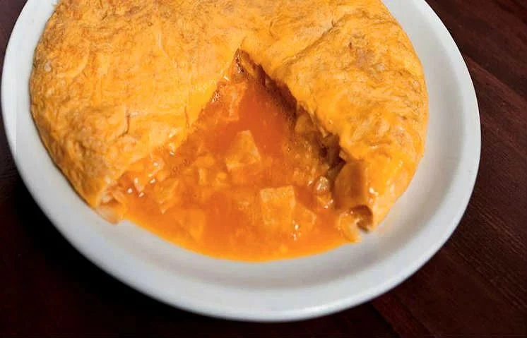 Preparación de la base de la tortilla