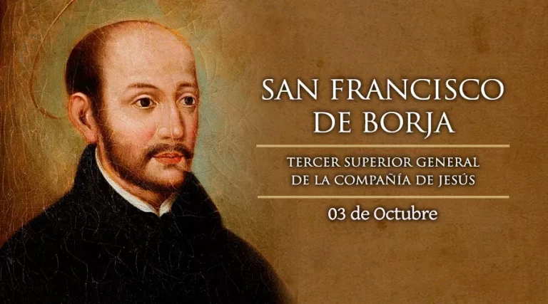 San Francisco de Borja: Santoral del 3 de octubre de 2024