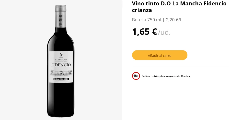 El secreto mejor guardado de Mercadona: Un vino tinto de crianza por menos de 2 euros