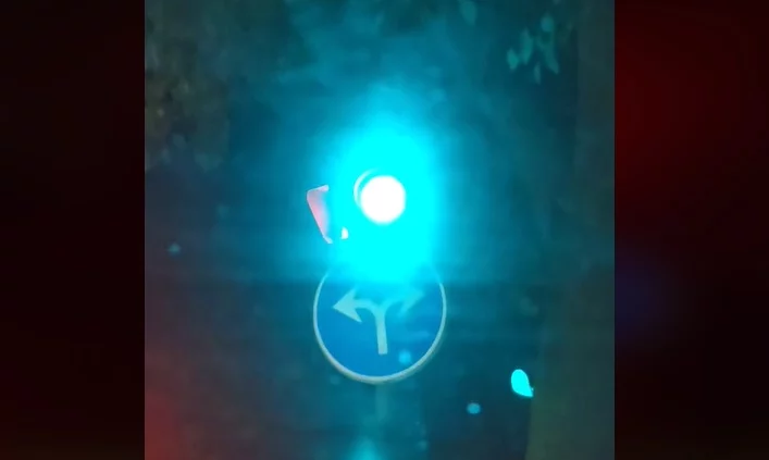 Semáforo más rápido del mundo en Cuenca, España