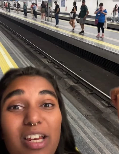Una tiktoker explica por qué se está usando mal el andén del Metro de Madrid 1 Tiktoker Metro de Madrid y el uso del andén