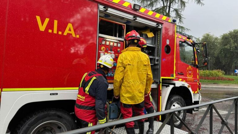 El 112 gestiona 256 incidencias en la Comunidad de Madrid relacionadas con la lluvia, con 62 intervenciones