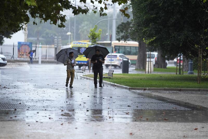 Las temperaturas bajan y llegan lluvias en buena parte de España