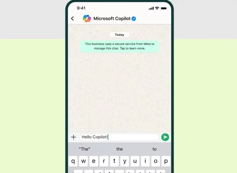 Así puedes usar Copilot, la IA de Microsoft, en WhatsApp