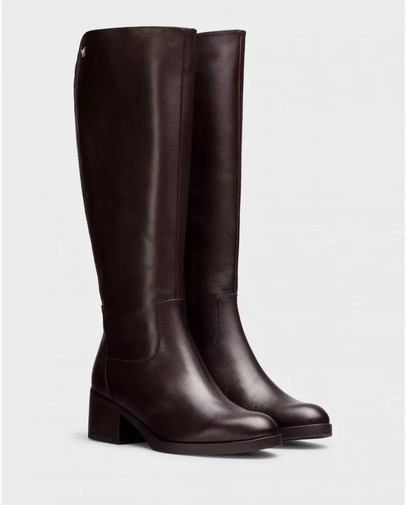 Botas Melissa mujer piel tacón bloque Wonders