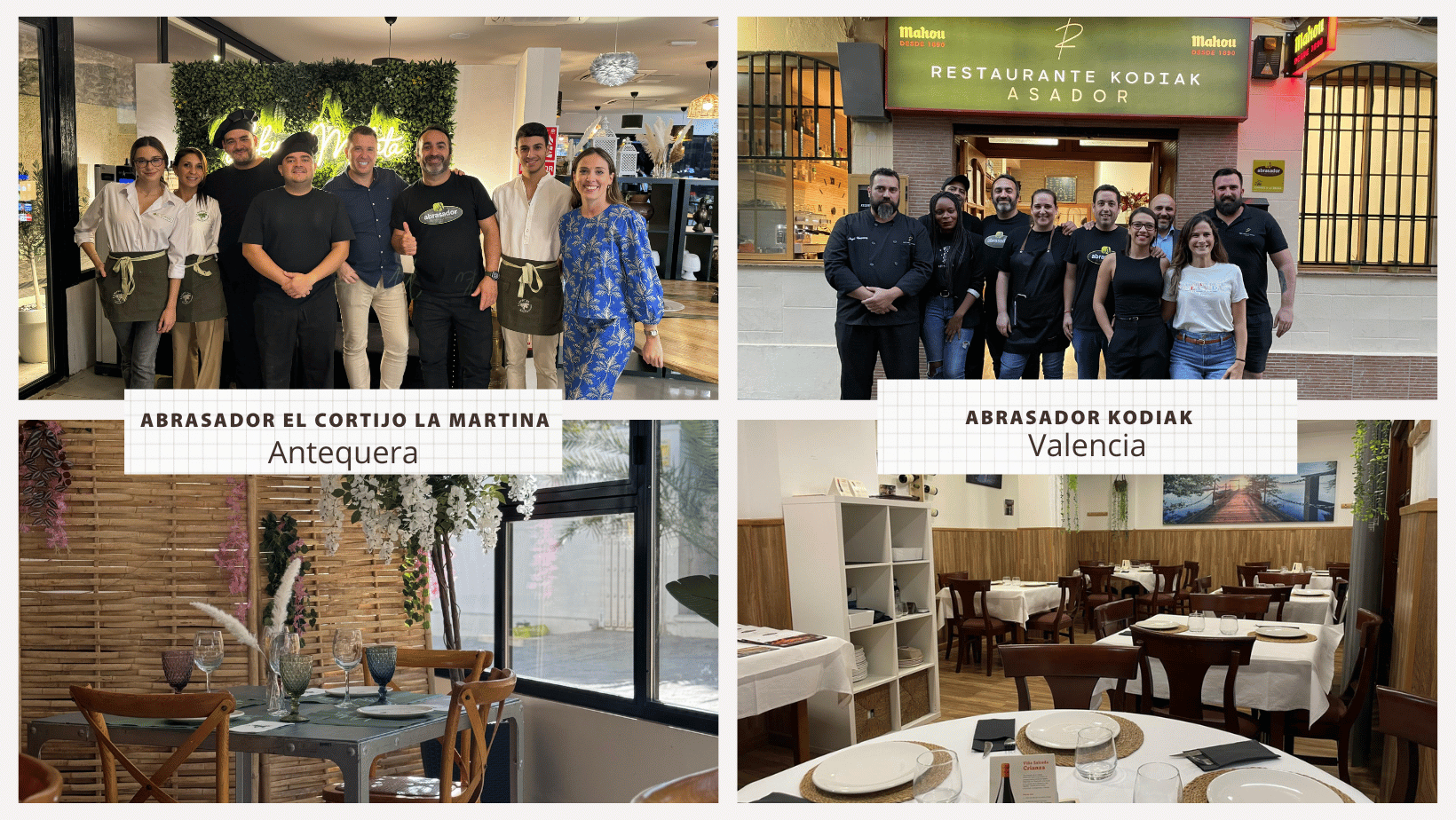 De Antequera a Valencia: dos nuevos restaurantes Abrasador inaugurados en 48 horas 1 De Antequera a Valencia: dos nuevos restaurantes Abrasador inaugurados en 48 horas