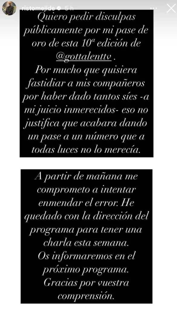 El descontento del jurado