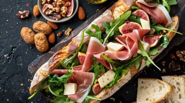 Prepara el mejor bocadillo de otoño con brevas, queso, rúcula y jamón