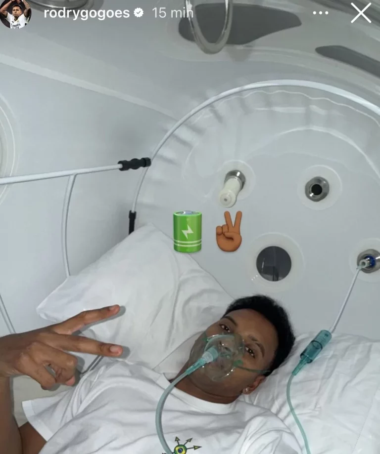 Rodrygo Goes ya tiene parte médico