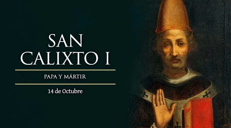San Calixto I: Santoral del 14 de octubre de 2024