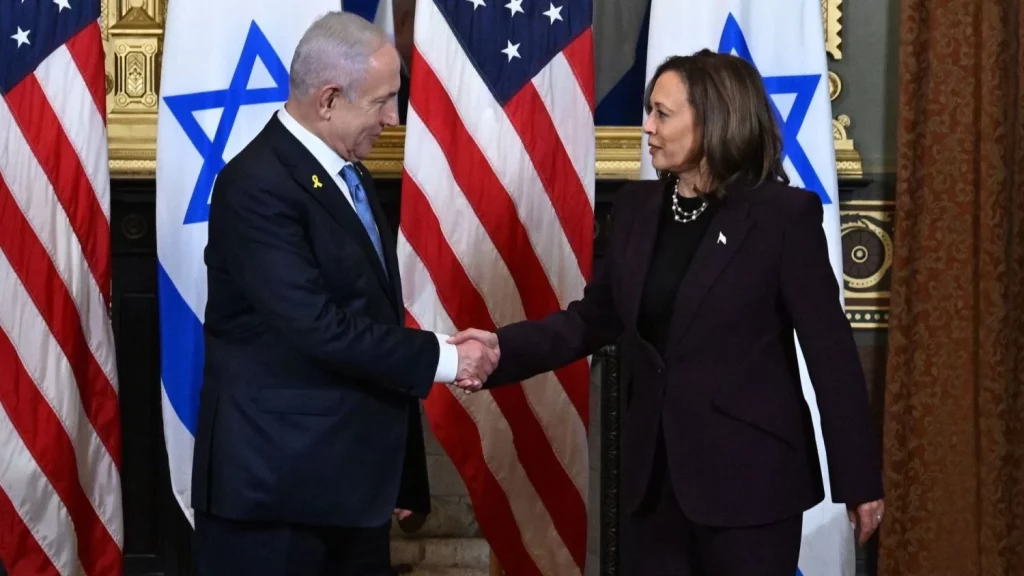 Una relación delicada: Harris esquiva calificar a Netanyahu como “aliado cercano”