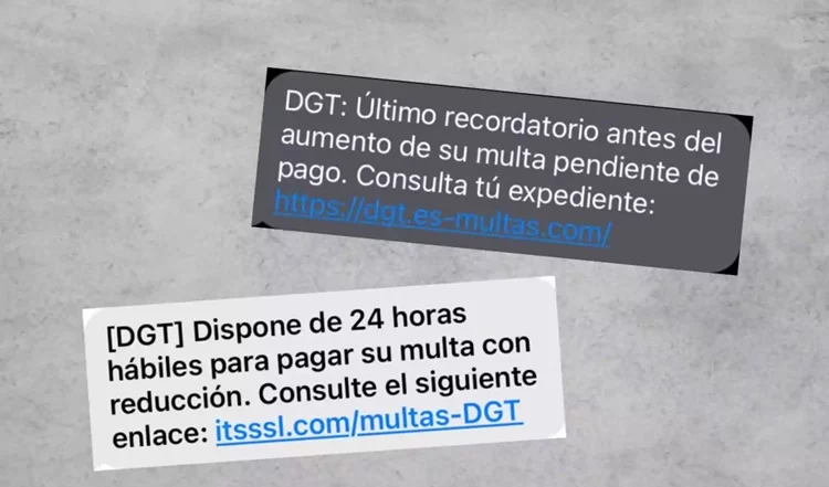 estafa dgt sms multa