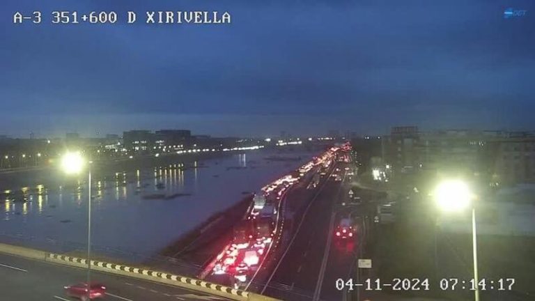 La DANA deja intransitables cinco carreteras de la provincia de Valencia