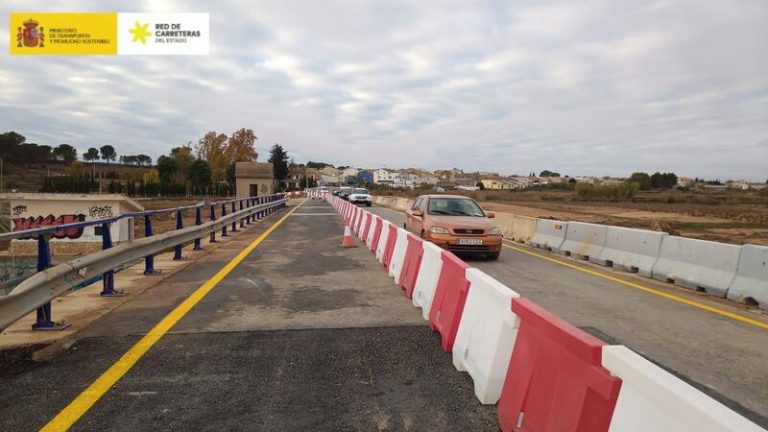 Reabre al tráfico la N-322 en El Pontón de Requena y se restituye la movilidad en todas las vías estatales
