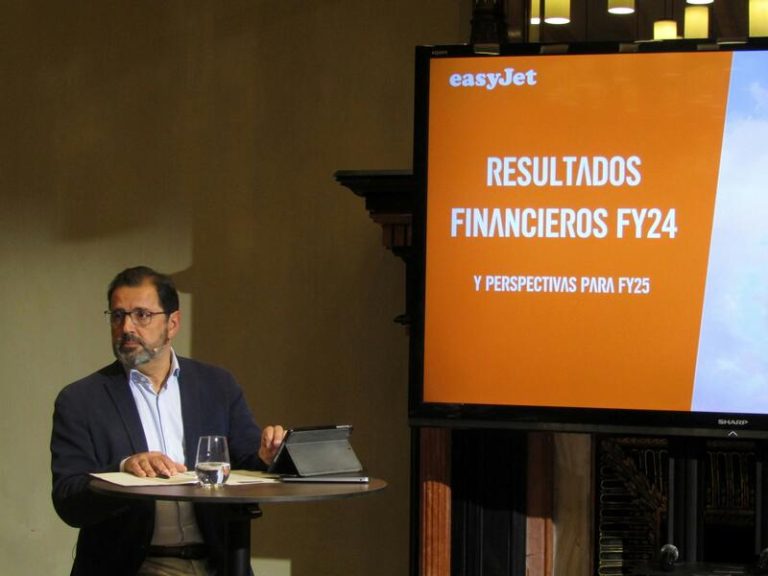 La aerolínea easyJet tilda de 