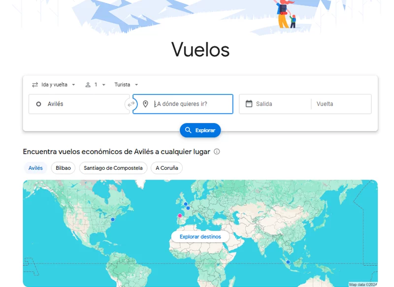 ALERTAS DE EVOLUCIÓN DE PRECIOS EN GOOGLE FLIGHTS