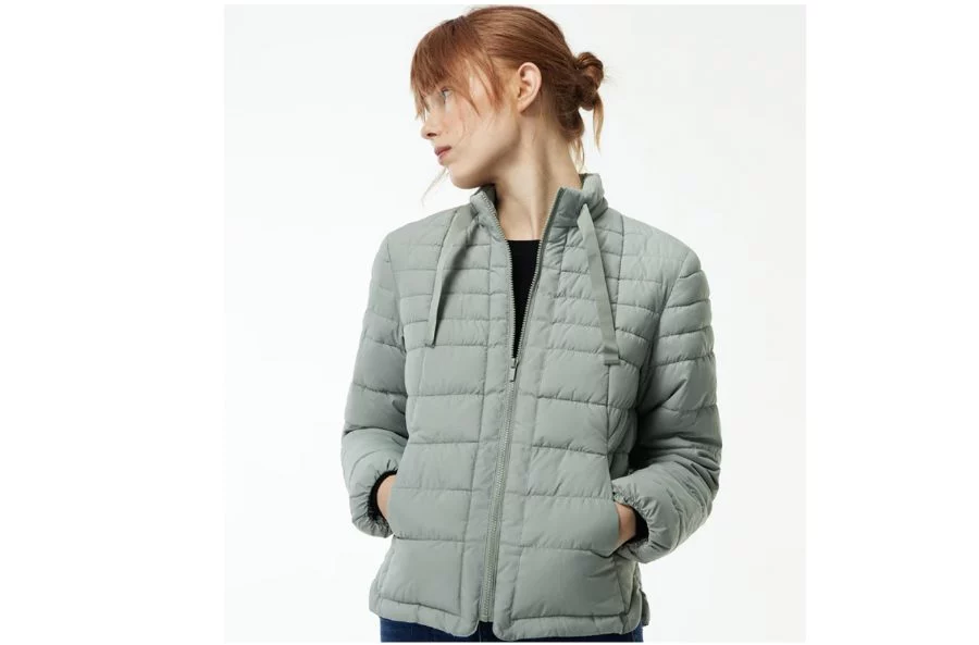 parka acolchada sencilla