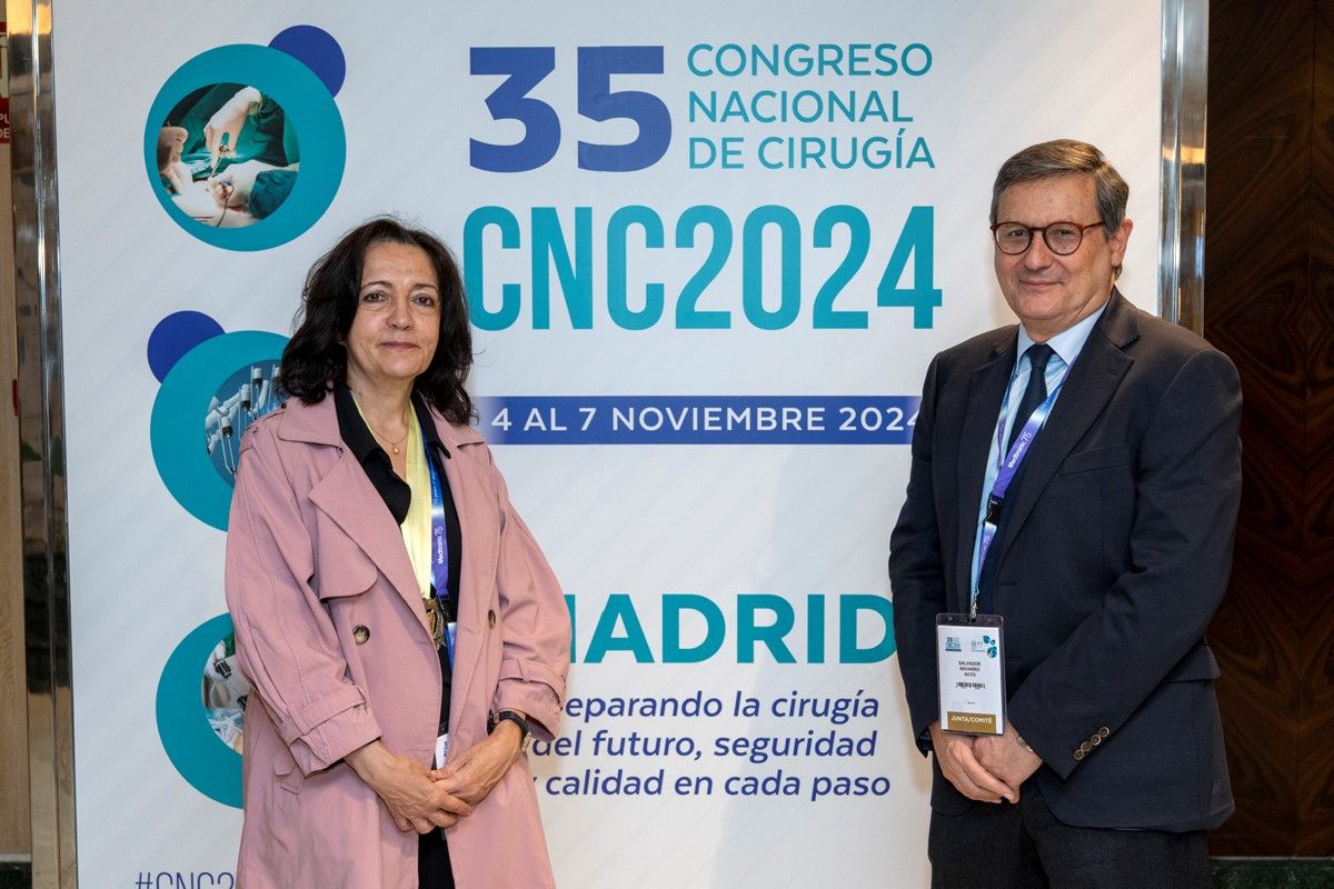 La Asociación Española de Cirujanos clausura con éxito su 35º Congreso Nacional de Cirugía 1 Elena y Salvador
