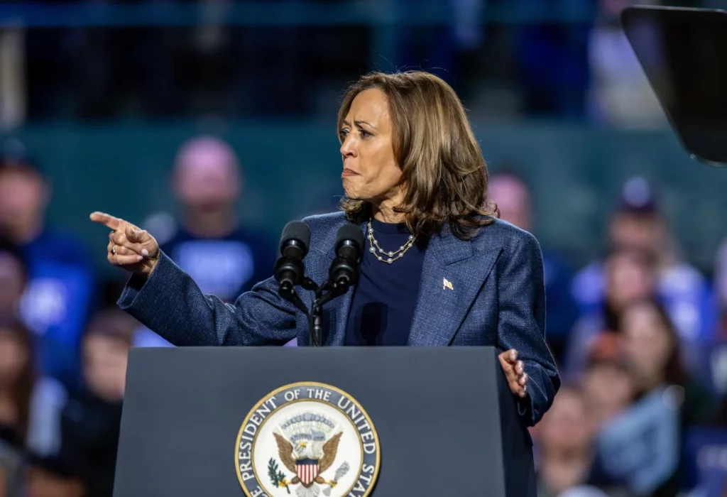 EuropaPress 6320566 03 november 2024 us east lansing us vice president and democratic