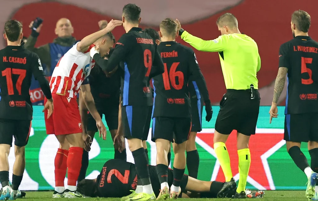 Pau Cubarsi fue llevado a servicios medicos e1730945515819