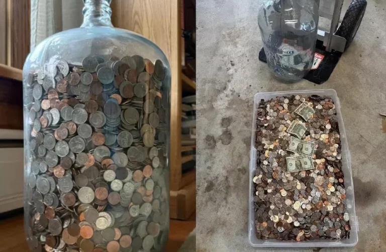 Se tira 70 años ahorrando el cambio en una jarra y cuando la rompe se lleva un sorpresón