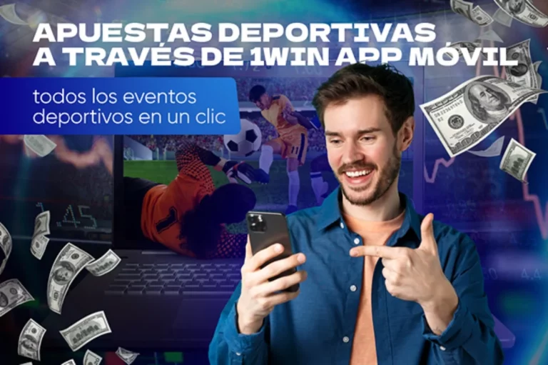 Apuestas deportivas a través de 1Win app móvil: todos los eventos deportivos en un clic