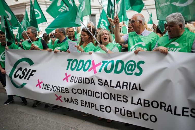 CSIF se moviliza este lunes frente Hacienda para exigir mejoras salariales y laborales para los funcionarios