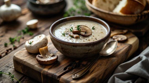 Deliciosa crema de setas y castañas, el plato para acordarte de que sigues en otoño