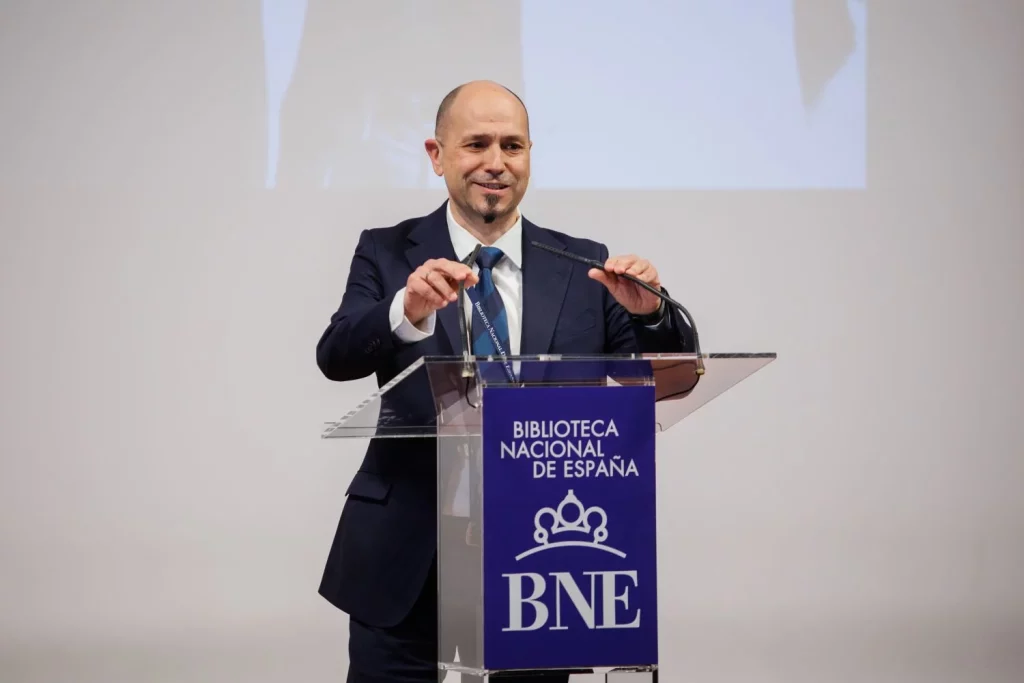 EuropaPress 5865655 director biblioteca nacional espana oscar arroyo ortega inauguracion