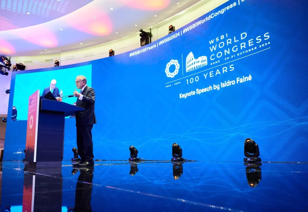 EuropaPress 6314336 isidro faine reelegido presidente instituto mundial cajas ahorros bancos