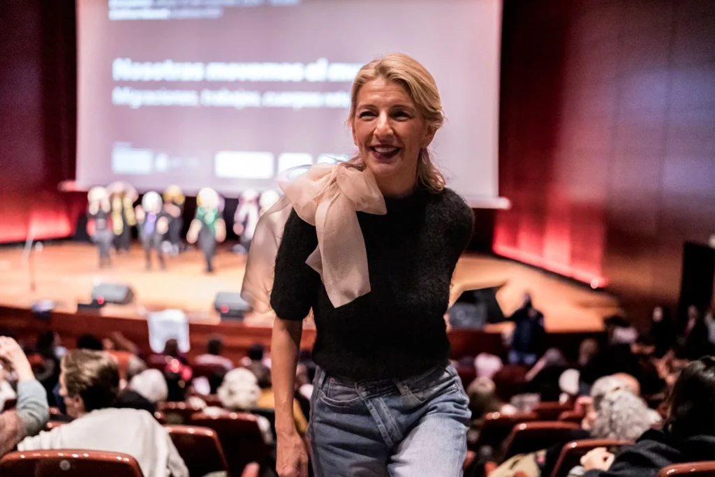 Just Eat mantiene su denuncia contra Glovo pese a la decisión de contratar a los riders 2 EuropaPress 6377594 vicepresidenta segunda ministra trabajo economia social yolanda diaz 1