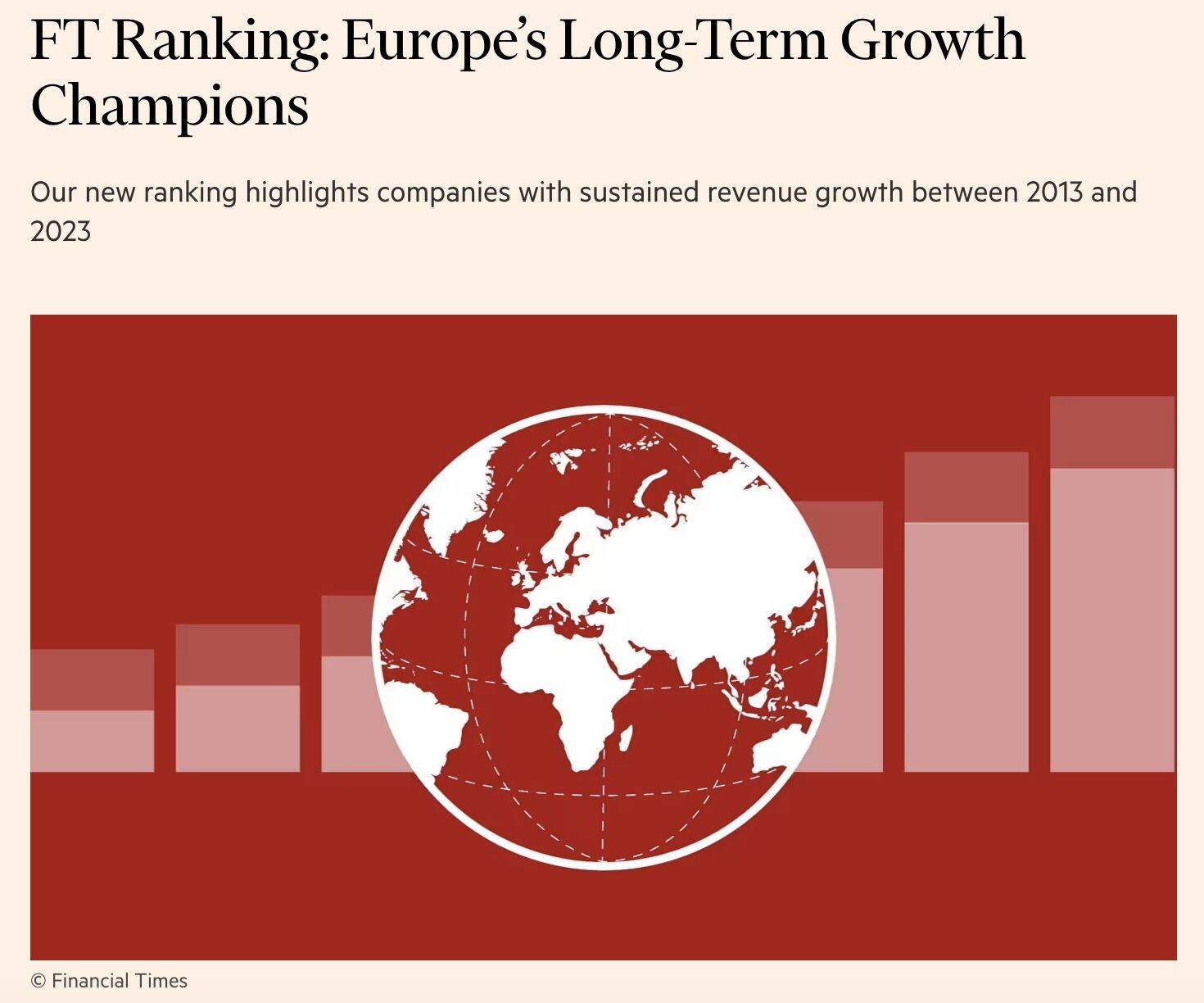 SIDN Digital Thinking, entre las 100 compañías de mayor crecimiento en Europa según Financial Times 1 Financial Times SIDN Digital Thinking