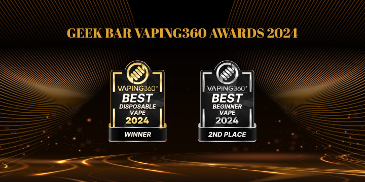 La doble victoria de Geek Bar en los Premios Anuales de Vaping360 2024