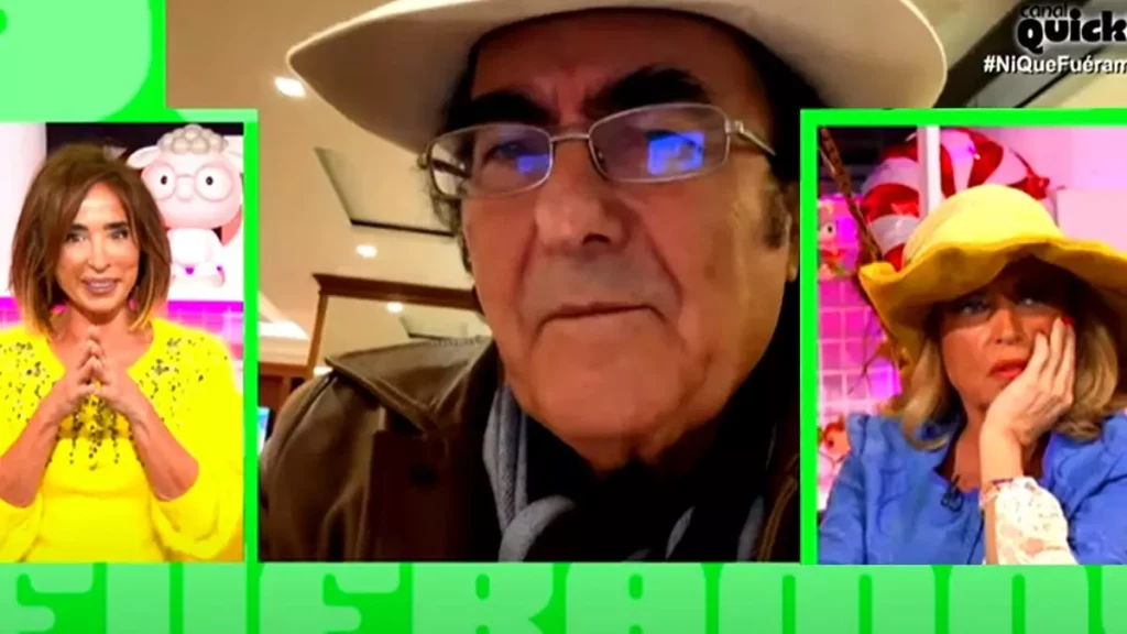 La conexión en directo con Al Bano