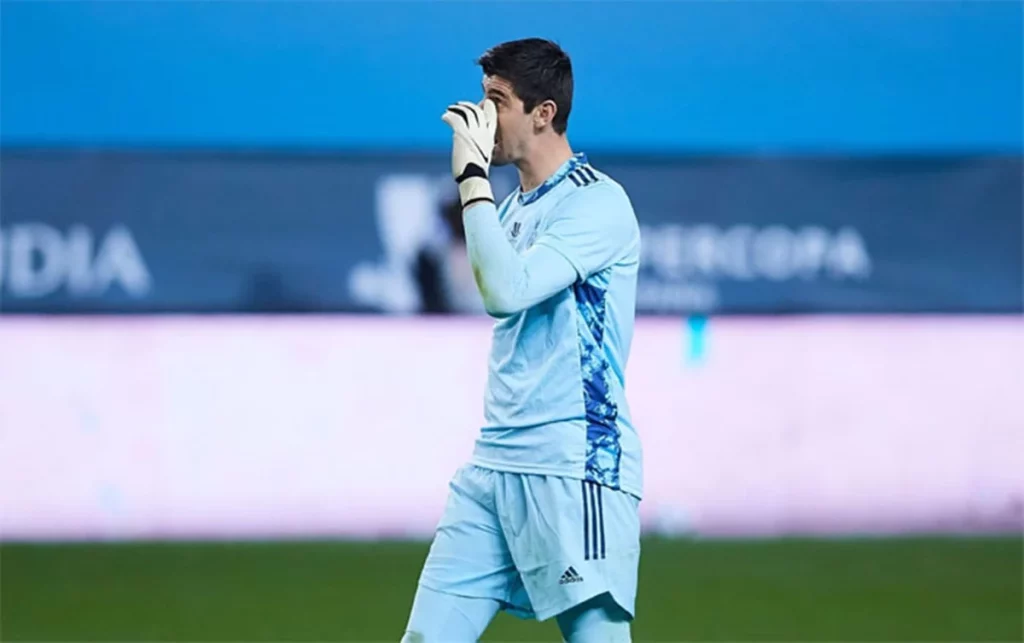 La rajada brutal de Courtois tras la derrota del Real Madrid en Bilbao: señala culpables